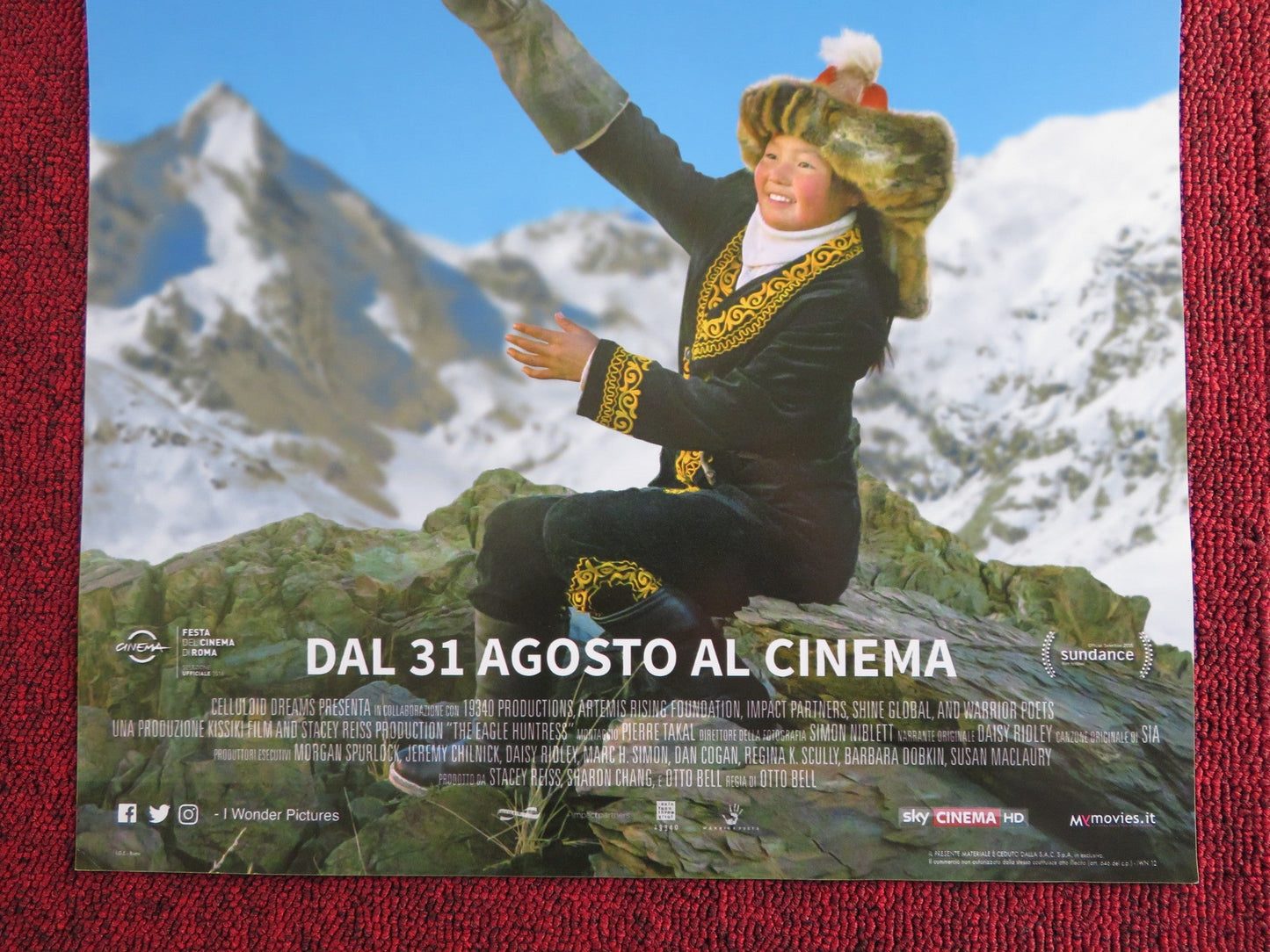 THE EAGLE HUNTRESS ITALIAN LOCANDINA POSTER DAISY RIDLEY 2016 Rendezvous Cinema Movie posters