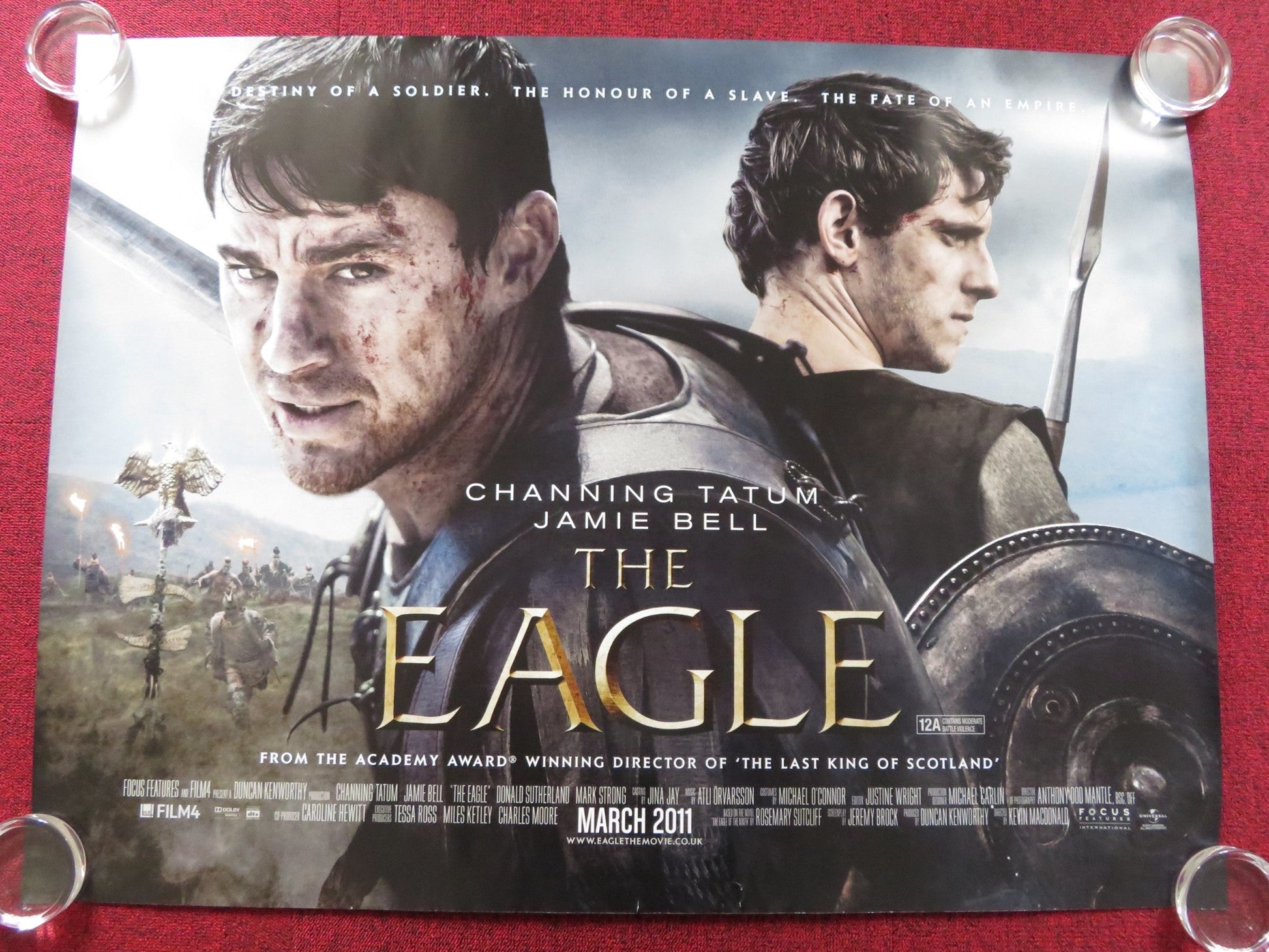 THE EAGLE UK QUAD (30"x 40") ROLLED POSTER CHANNING TATUM JAMIE BELL 2011 Rendezvous Cinema Movie posters