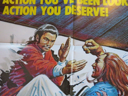 THE EAGLE'S SHOWDOWN KUNG FU FOLDED US ONE SHEET POSTER HSU HSA CHIANG 1985 - Rendezvous Cinema
