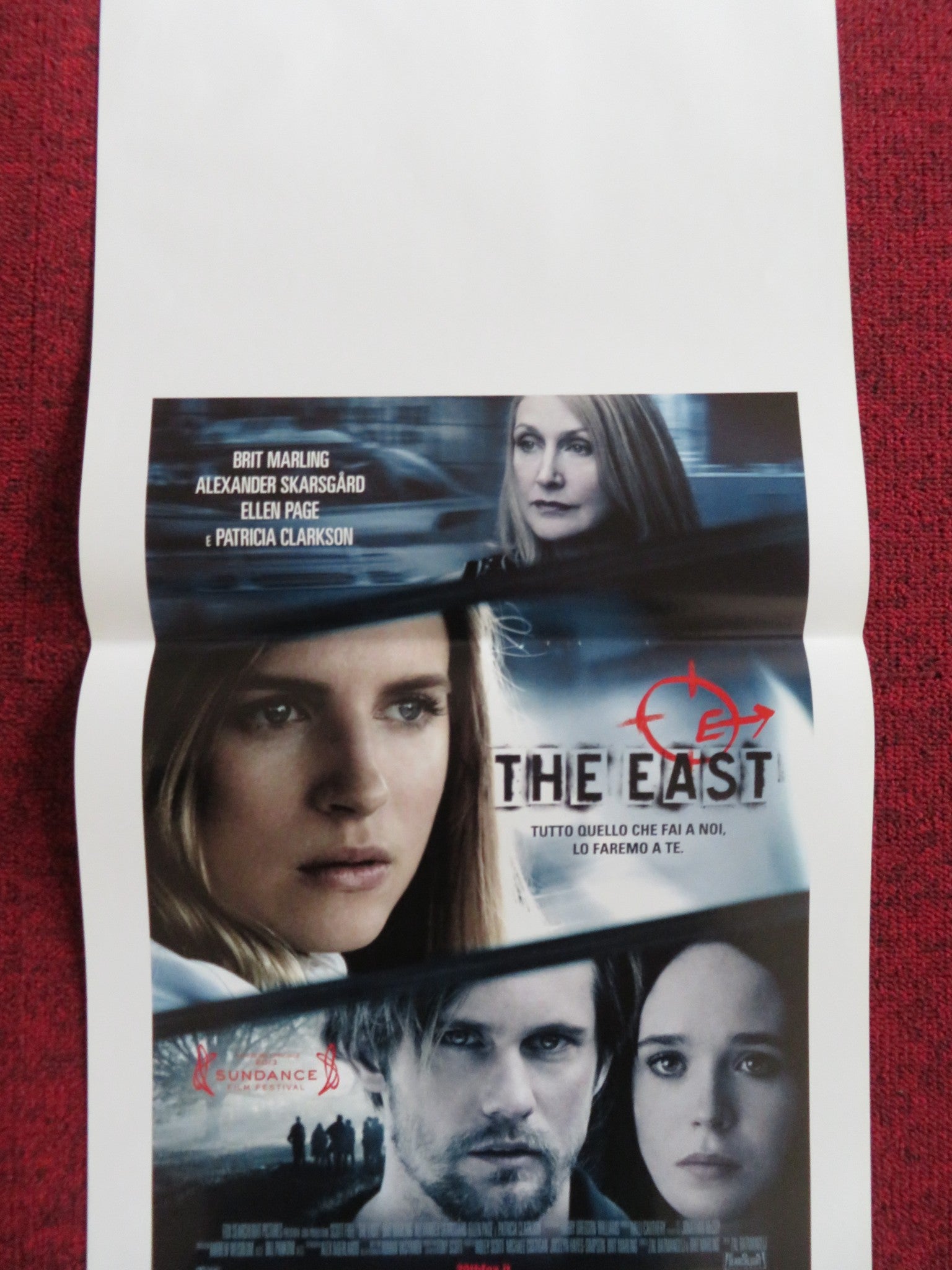 THE EAST ITALIAN LOCANDINA POSTER BRIT MARLING ALEXANDER SKARSGARD 2013 Rendezvous Cinema Movie posters