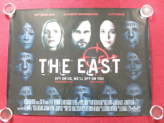 THE EAST UK QUAD (30"x 40") ROLLED POSTER BRIT MARLING ALEXANDER SKARSGARD 2013 Rendezvous Cinema Movie posters