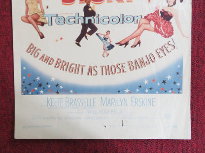 THE EDDIE CANTOR STORY US INSERT (14"x 36") POSTER KEEFE BRASSELLE 1953 Rendezvous Cinema Movie posters