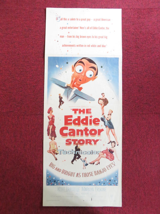 THE EDDIE CANTOR STORY US INSERT (14"x 36") POSTER KEEFE BRASSELLE 1953 Rendezvous Cinema Movie posters