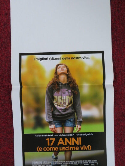 THE EDGE OF SEVENTEEN ITALIAN LOCANDINA (27.5"x13") POSTER H STEINFIELD 2016 Rendezvous Cinema Movie posters