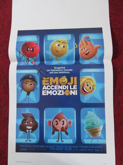 THE EMOJI MOVIE ITALIAN LOCANDINA (27.5"x13") POSTER T.J MILLER J CORDEN 2017 Movie posters