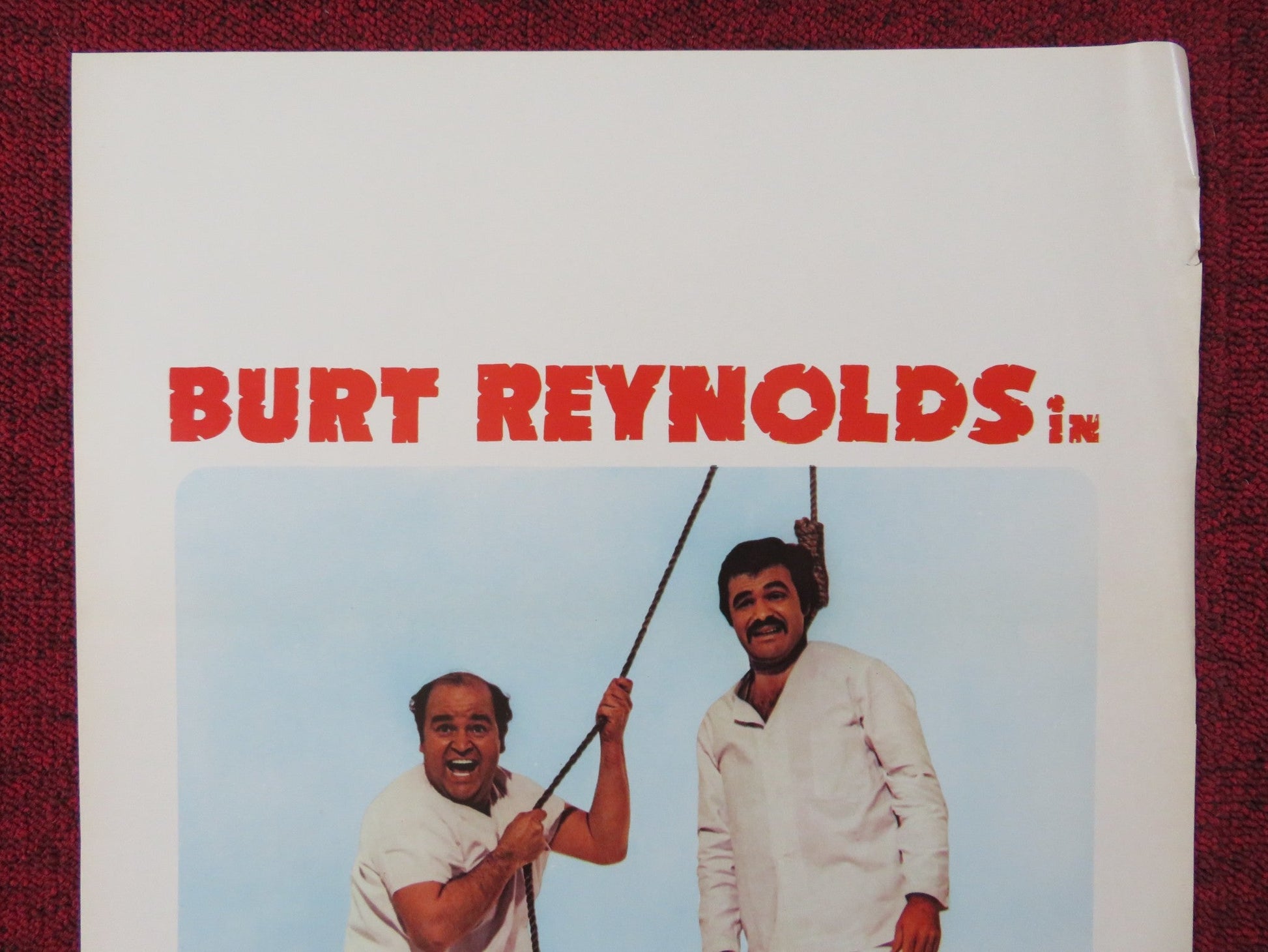 THE END ITALIAN LOCANDINA POSTER BURT REYNOLDS DOM DELUISE 1978 Rendezvous Cinema Movie posters