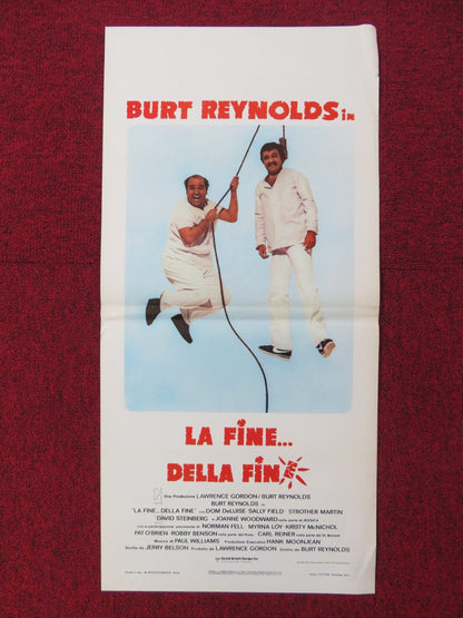 THE END ITALIAN LOCANDINA POSTER BURT REYNOLDS DOM DELUISE 1978 Rendezvous Cinema Movie posters