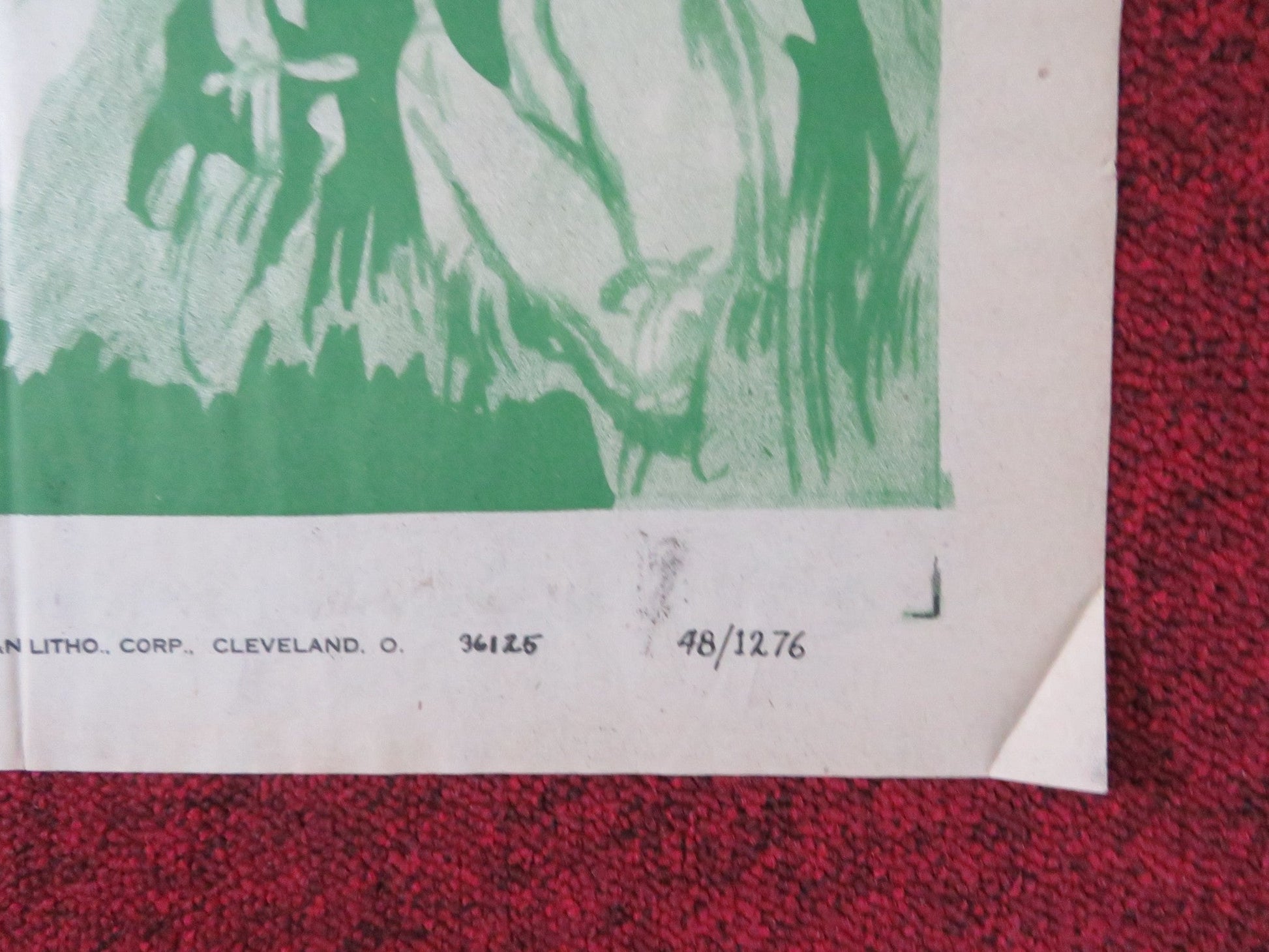 THE END OF THE RIVER FOLDED US ONE SHEET POSTER SABU BIBI FERREIRA 1948 Rendezvous Cinema Movie posters