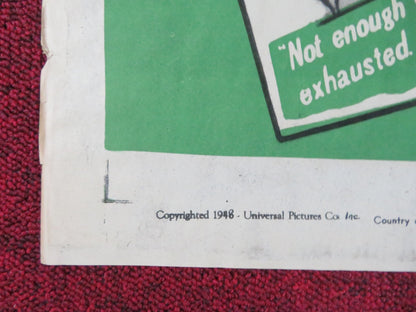 THE END OF THE RIVER FOLDED US ONE SHEET POSTER SABU BIBI FERREIRA 1948 Rendezvous Cinema Movie posters