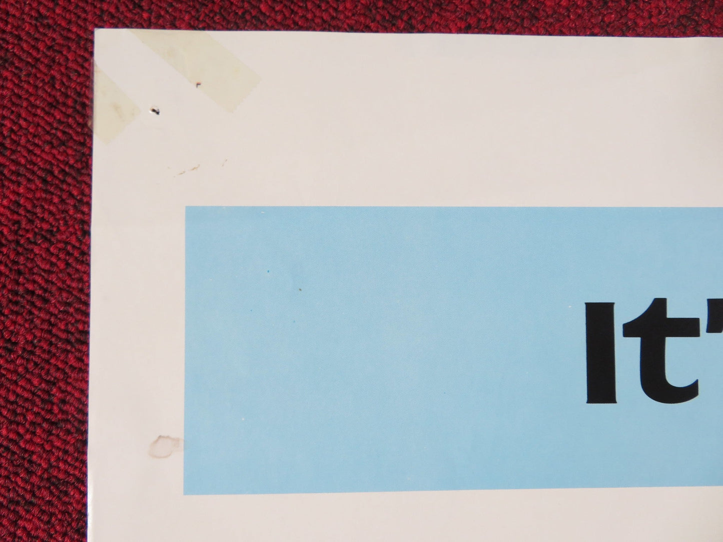 THE END - STYLE A FOLDED US ONE SHEET POSTER BURT REYNOLDS DOM DELUISE 1978 Rendezvous Cinema Movie posters