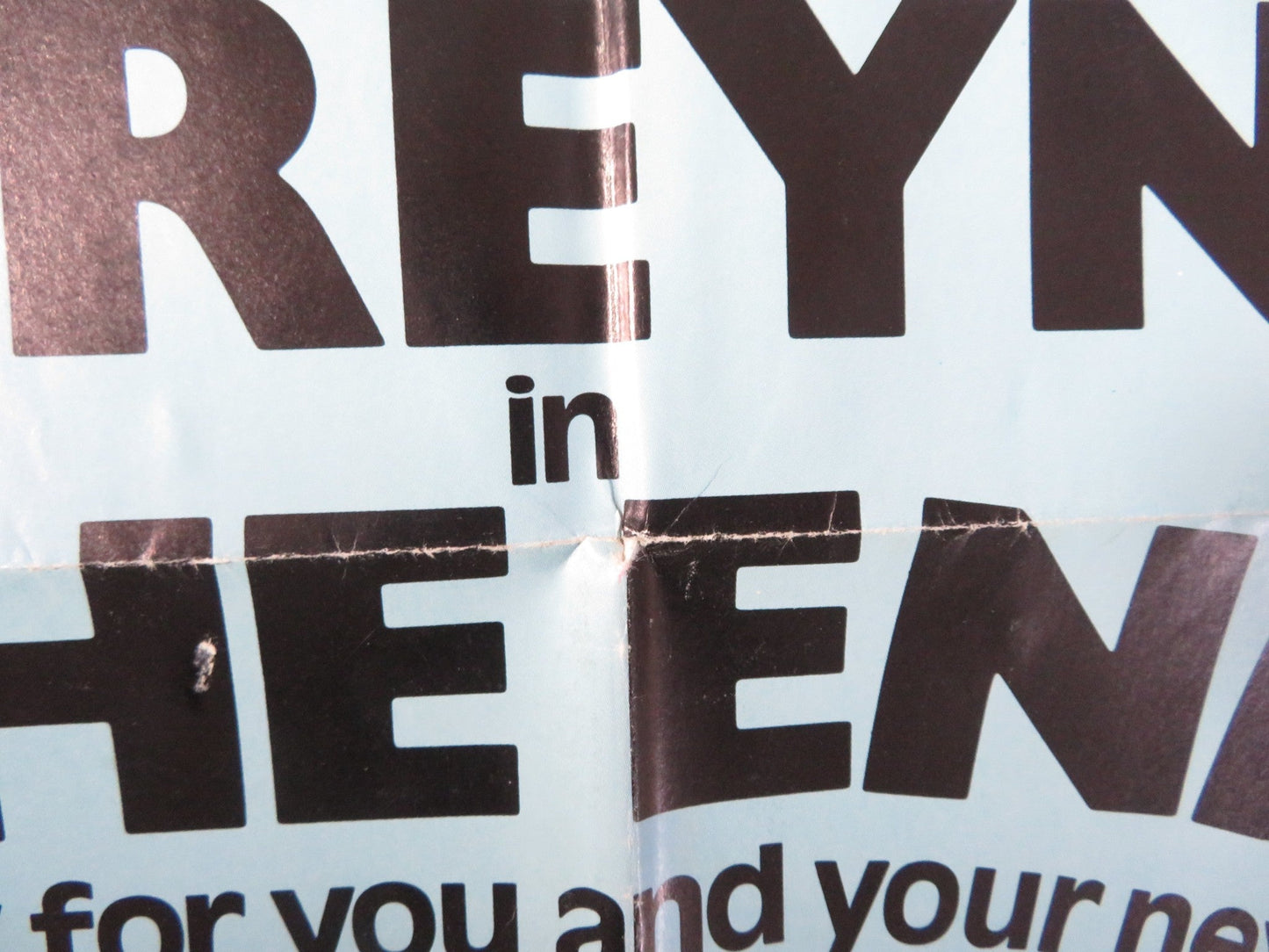 THE END - STYLE A FOLDED US ONE SHEET POSTER BURT REYNOLDS DOM DELUISE 1978 Rendezvous Cinema Movie posters