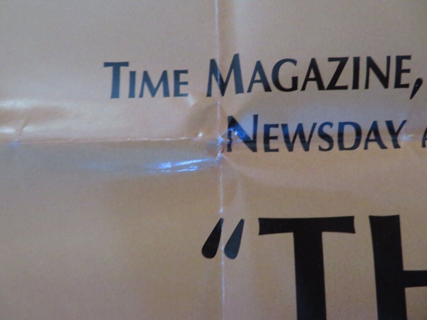 THE ENGLISH PATIENT FOLDED US ONE SHEET POSTER RALPH FIENNES 1996 Movie posters