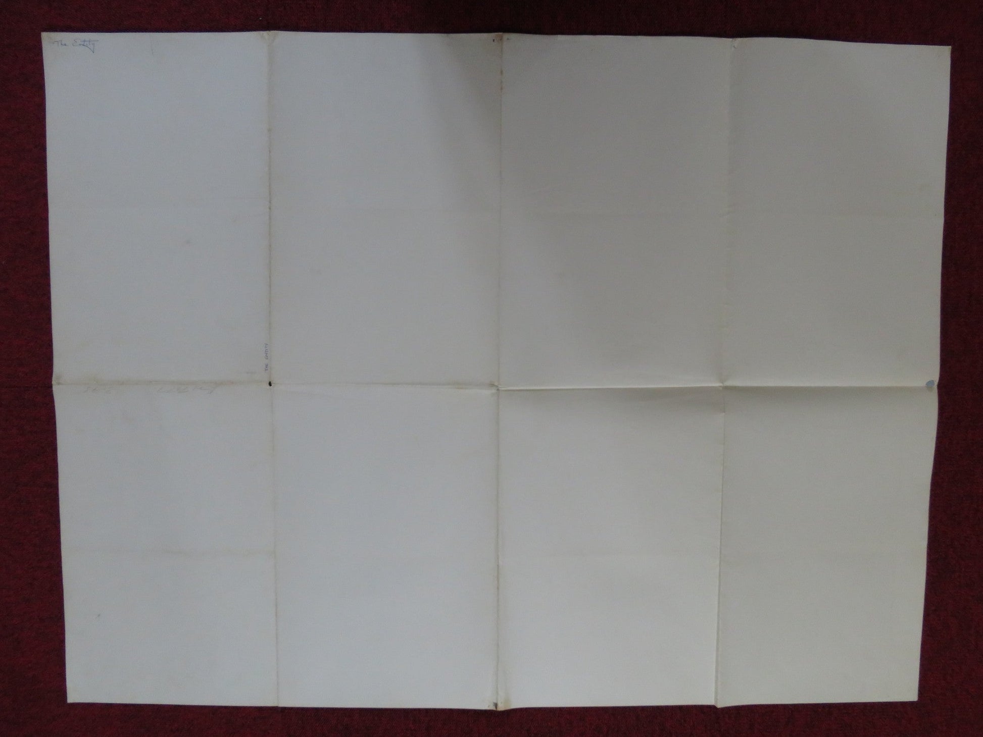 THE ENTITY UK QUAD POSTER FOLDED BARBARA HERSHEY RON SILVER 1982 Rendezvous Cinema Movie posters