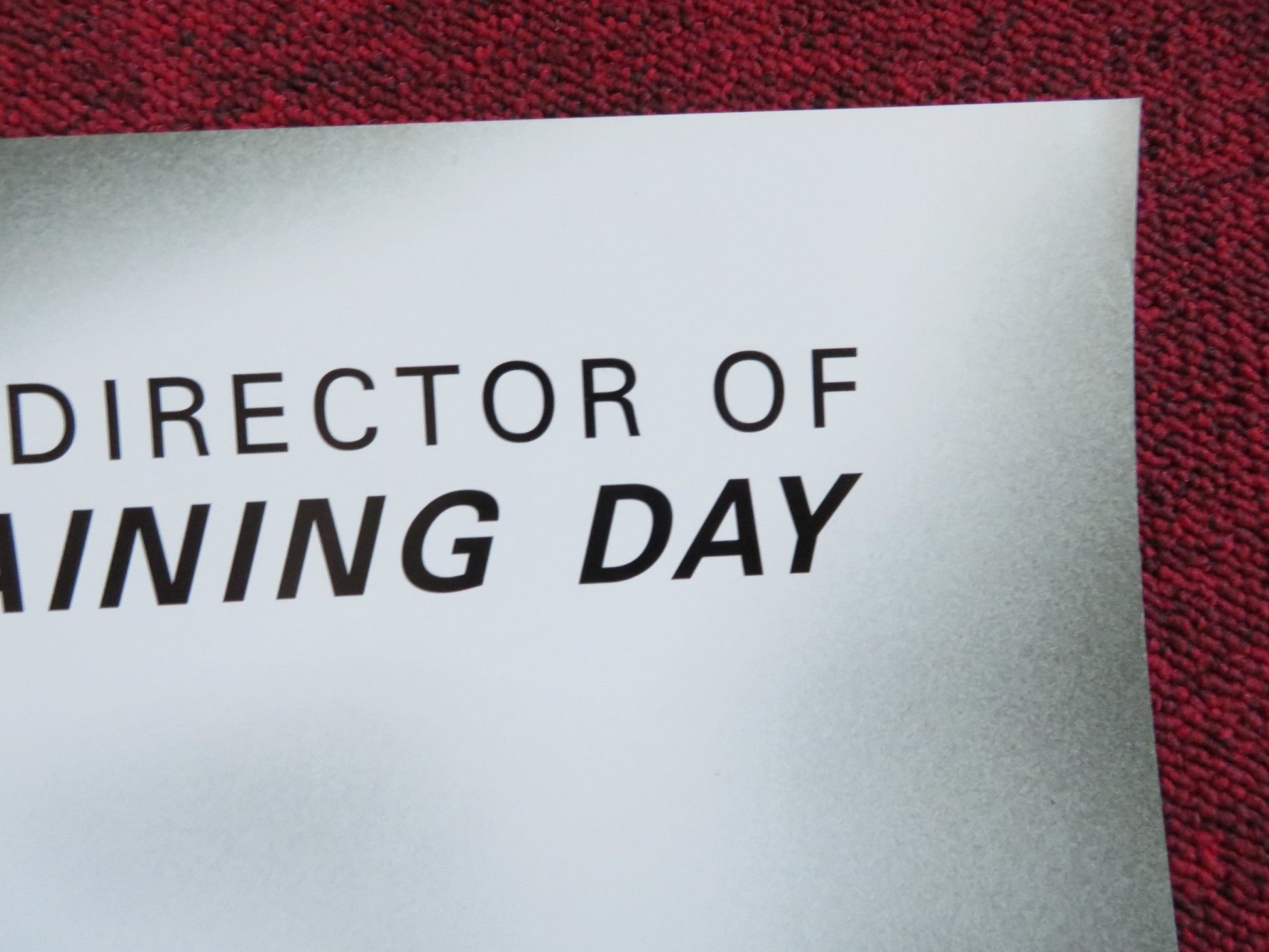 THE EQUALIZER - A INTERNATIONAL ONE SHEET ROLLED POSTER DENZEL WASHINGTON 2014 Rendezvous Cinema Movie posters