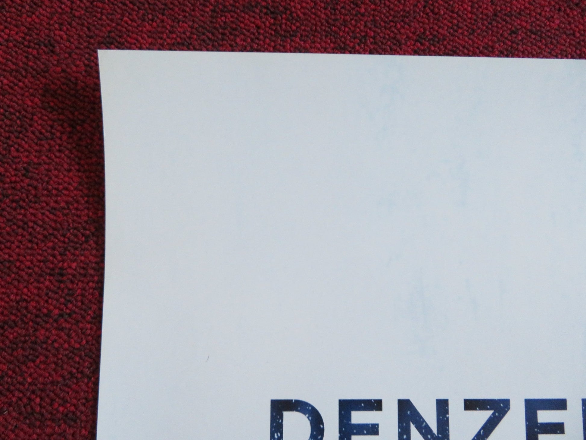 THE EQUALIZER - B INTERNATIONAL ONE SHEET ROLLED POSTER DENZEL WASHINGTON 2014 Rendezvous Cinema Movie posters