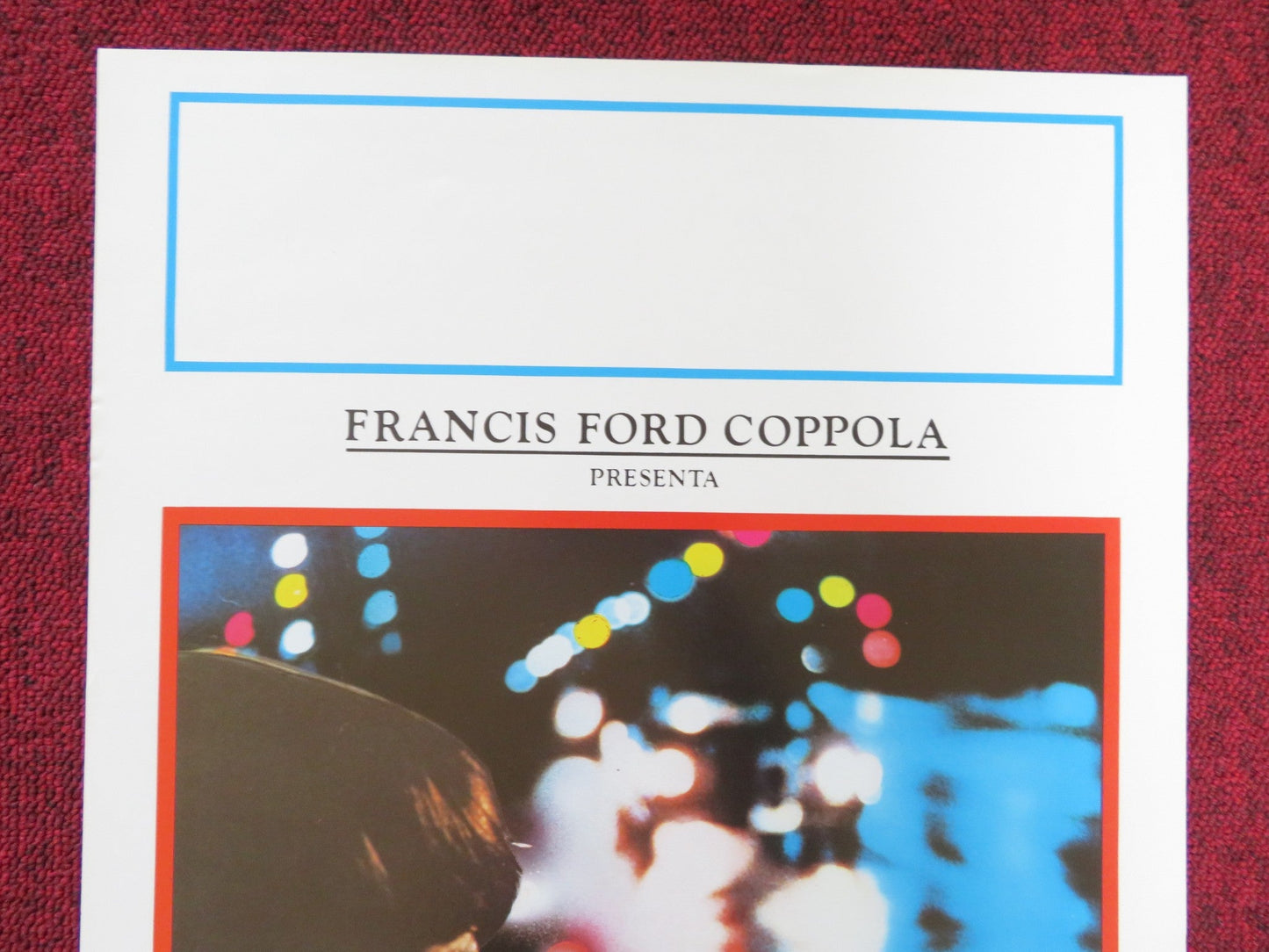 THE ESCAPE ARTIST ITALIAN LOCANDINA POSTER GRIFFIN O'NEAL RAUL JULIA 1984 Rendezvous Cinema Movie posters