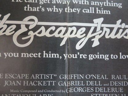 THE ESCAPE ARTIST US ORIGINAL ONE SHEET POSTER RAUL JULIA G ONEAL - Rendezvous Cinema