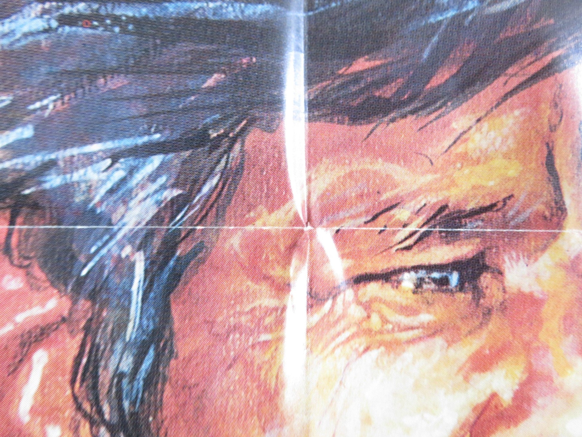 THE EVIL THAT MEN DO FOLDED US ONE SHEET POSTER CHARLES BRONSON T. SALDANA 1984 Rendezvous Cinema Movie posters