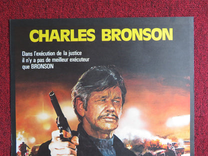 THE EVIL THAT MEN DO FRENCH POSTER CHARLES BRONSON THERESA SALDANA 1984 Rendezvous Cinema Movie posters