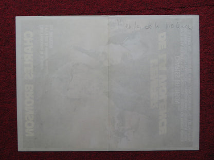 THE EVIL THAT MEN DO FRENCH POSTER CHARLES BRONSON THERESA SALDANA 1984 Rendezvous Cinema Movie posters