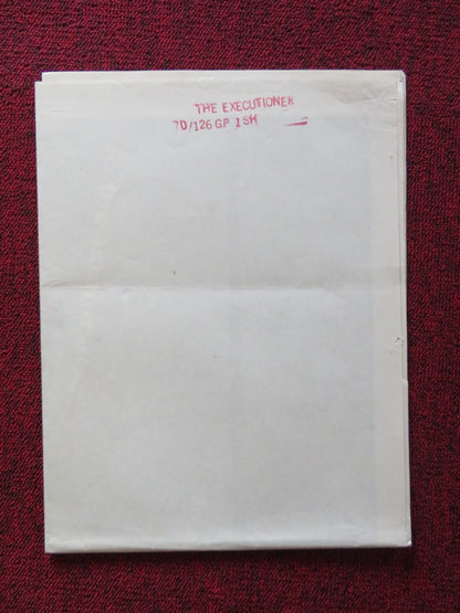 THE EXECUTIONER FOLDED US ONE SHEET POSTER GEORGE PEPPARD JOAN COLLINS 1970 Rendezvous Cinema Movie posters