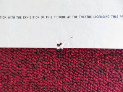 THE EXECUTIONER FOLDED US ONE SHEET POSTER GEORGE PEPPARD JOAN COLLINS 1970 Rendezvous Cinema Movie posters