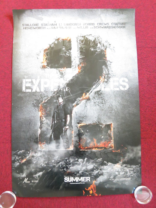 THE EXPENDABLES 2 US ONE SHEET ROLLED POSTER SYLVESTER STALLONE B. WILLIS 2012 Rendezvous Cinema Movie posters