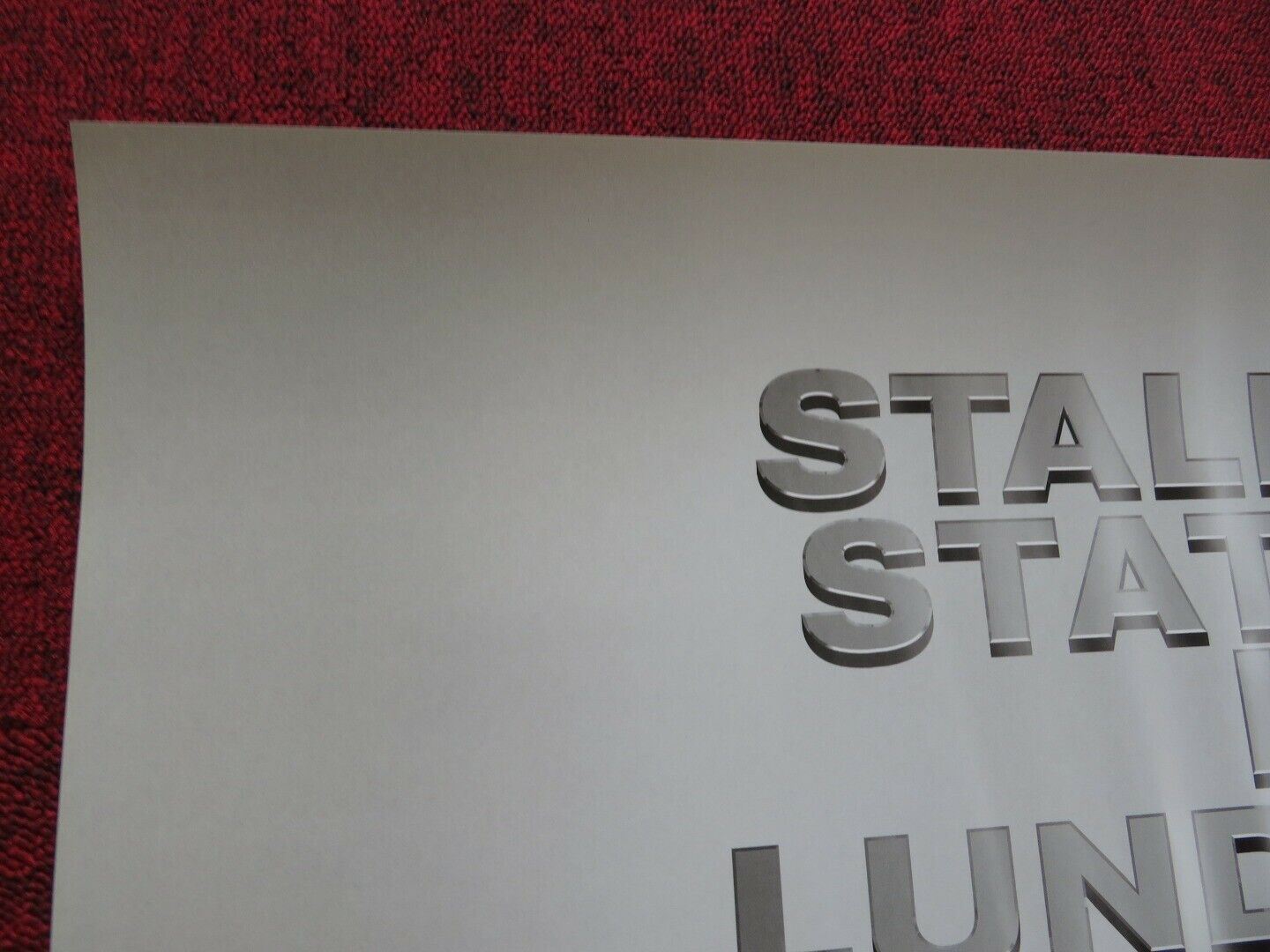 THE EXPENDABLES US ONE SHEET ROLLED POSTER STALLONE STATHAM LI WILLIS 2010 Movie posters