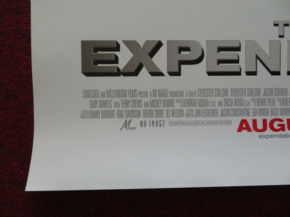 THE EXPENDABLES US ONE SHEET ROLLED POSTER STALLONE STATHAM LI WILLIS 2010 Movie posters