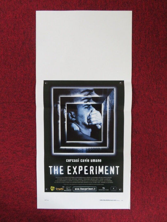 THE EXPERIMENT ITALIAN LOCANDINA (27.5"x13") POSTER WOTAN WILKE 2001 Movie posters