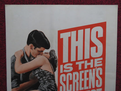 THE EXPLOSIVE GENERATION US INSERT (14"x 36") POSTER WILLIAM SHATNER 1961 Rendezvous Cinema Movie posters