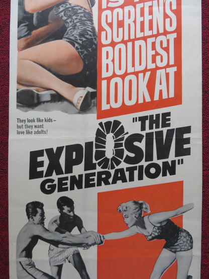THE EXPLOSIVE GENERATION US INSERT (14"x 36") POSTER WILLIAM SHATNER 1961 Rendezvous Cinema Movie posters