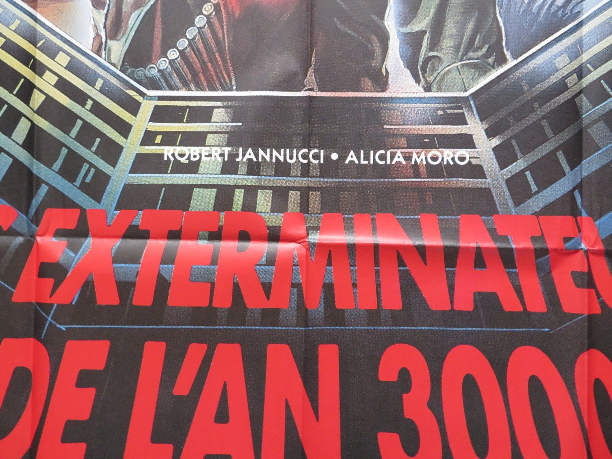 THE EXTERMINATORS OF THE YEAR 3000 FRENCH GRANDE POSTER ROBERT JANNUCCI 1983 Rendezvous Cinema Movie posters