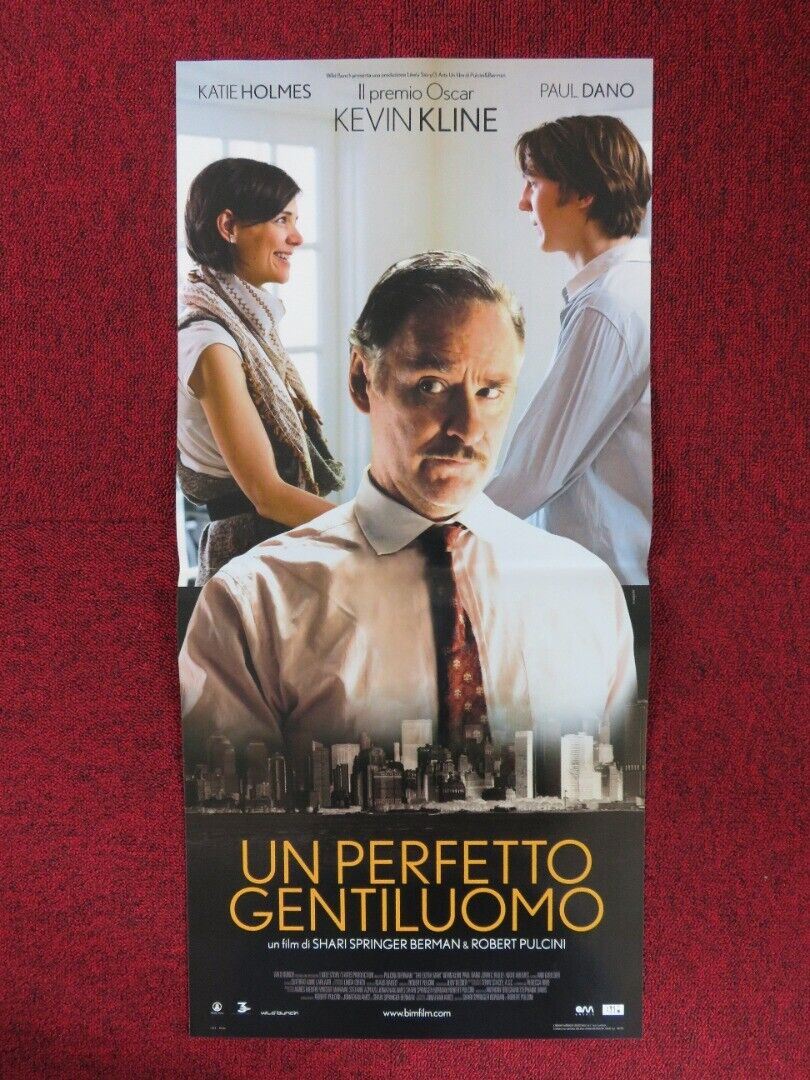 THE EXTRA MAN ITALIAN LOCANDINA (26.5"x12.5") POSTER KATIE HOLMES PAUL 2010 Movie posters