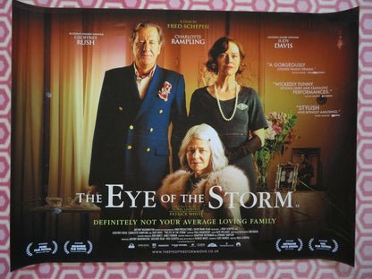 THE EYE OF THE STORM QUAD (30"x 40") ROLLED POSTER GEOFFREY RUSH JUDY DAVIS 2011 Rendezvous Cinema Movie posters