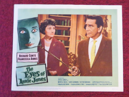 THE EYES OF ANNIE JONES US LOBBY CARD FULL SET R.CONTE FRANCESCA ANNIS 1963 Rendezvous Cinema Movie posters