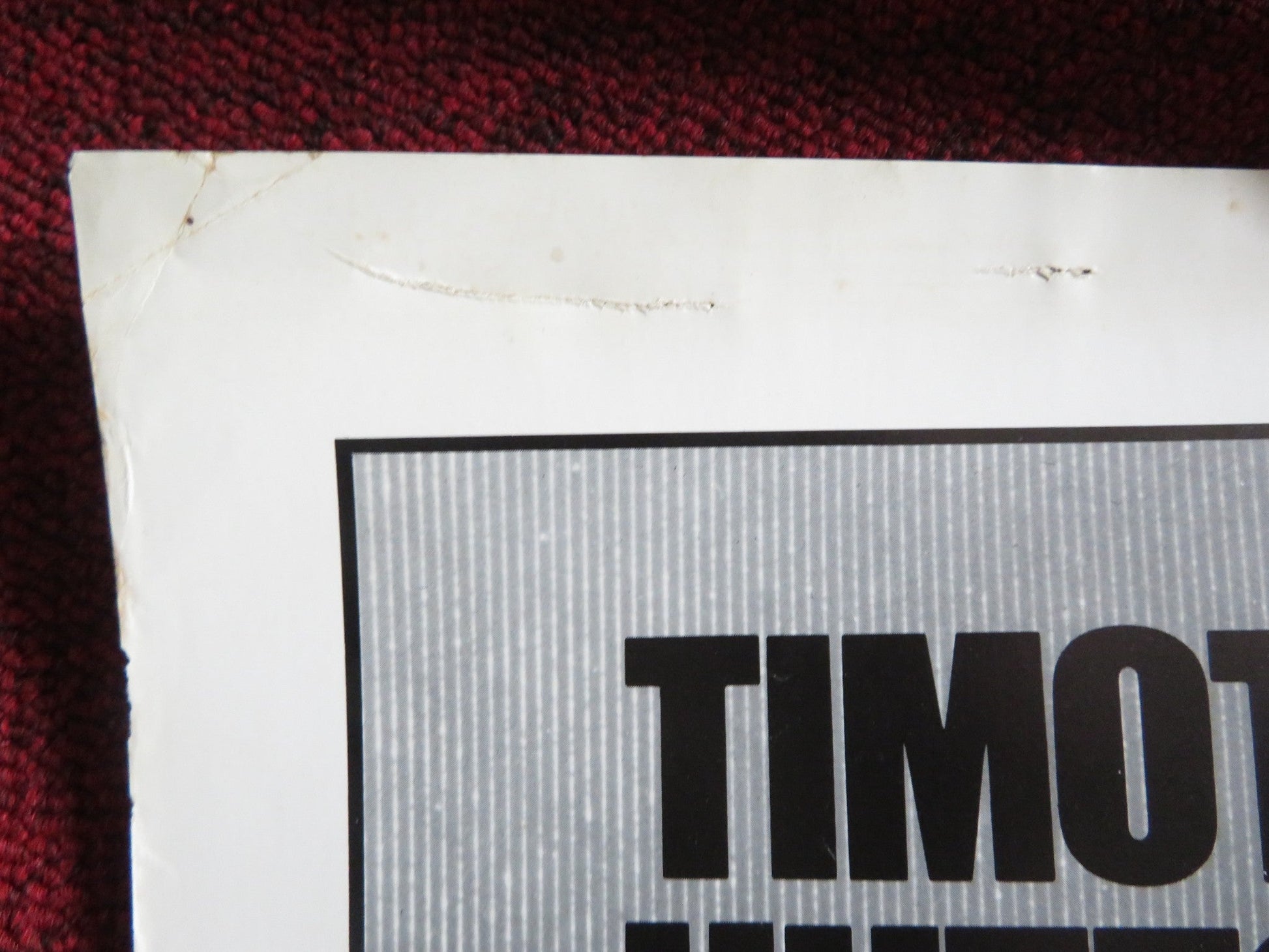 THE FALCON AND THE SNOWMAN FOLDED US ONE SHEET POSTER SEAN PENN T. HUTTON 1984 Rendezvous Cinema Movie posters