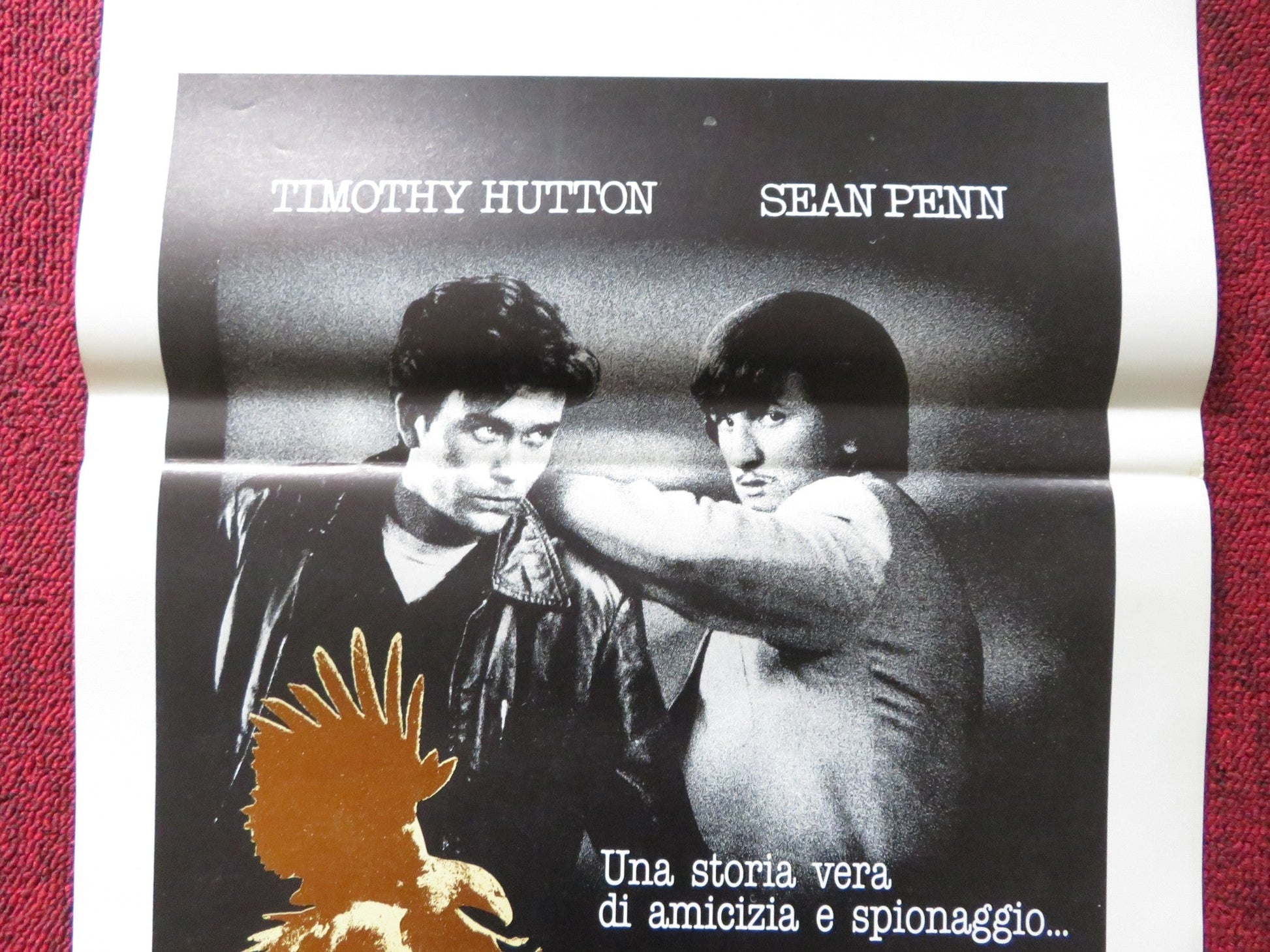 THE FALCON AND THE SNOWMAN ITALIAN LOCANDINA POSTER SEAN PENN T. HUTTON 1985 Rendezvous Cinema Movie posters