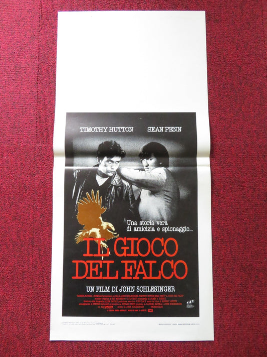 THE FALCON AND THE SNOWMAN ITALIAN LOCANDINA POSTER SEAN PENN T. HUTTON 1985 Rendezvous Cinema Movie posters
