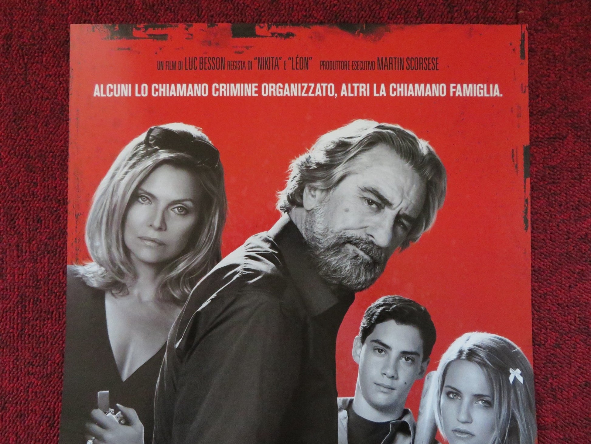 THE FAMILY ITALIAN LOCANDINA POSTER ROBERT DE NIRO MICHELLE PFEIFFER 2013 Rendezvous Cinema Movie posters