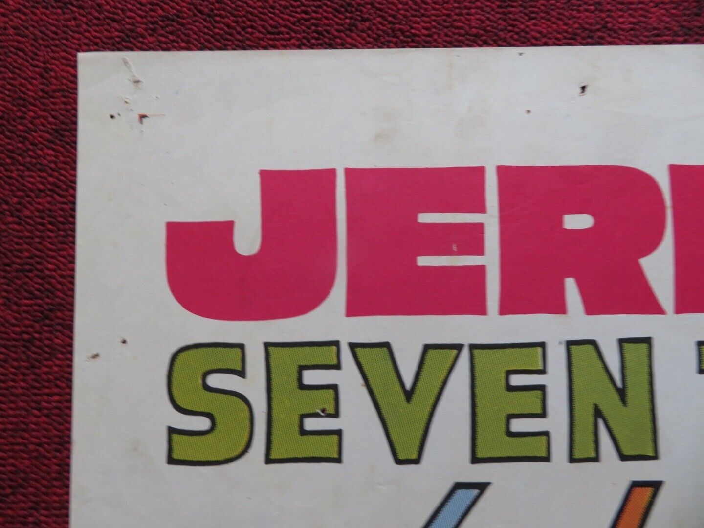 THE FAMILY JEWELS US ONE SHEET POSTER JERRY LEWIS SEBASTIAN CABOT 1965 Movie posters