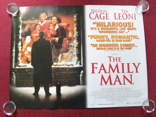 THE FAMILY MAN UK QUAD (30"x 40") ROLLED POSTER NICOLAS CAGE TEA LEONI 2000 Rendezvous Cinema Movie posters