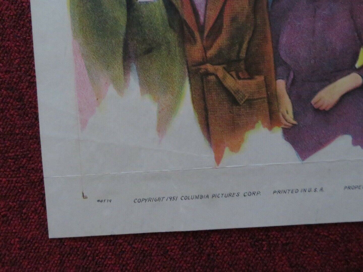 THE FAMILY SECRET FOLDED US ONE SHEET POSTER JOHN DEREK LEE J.COBB 1951 Movie posters