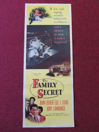 THE FAMILY SECRET US INSERT (14"x 36") POSTER JOHN DEREK LEE J.COBB 1951 Movie posters