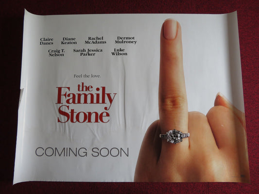 THE FAMILY STONE UK QUAD (30"x 40") ROLLED POSTER CLAIRE DANES DIANE KEATON 2005 Rendezvous Cinema Movie posters
