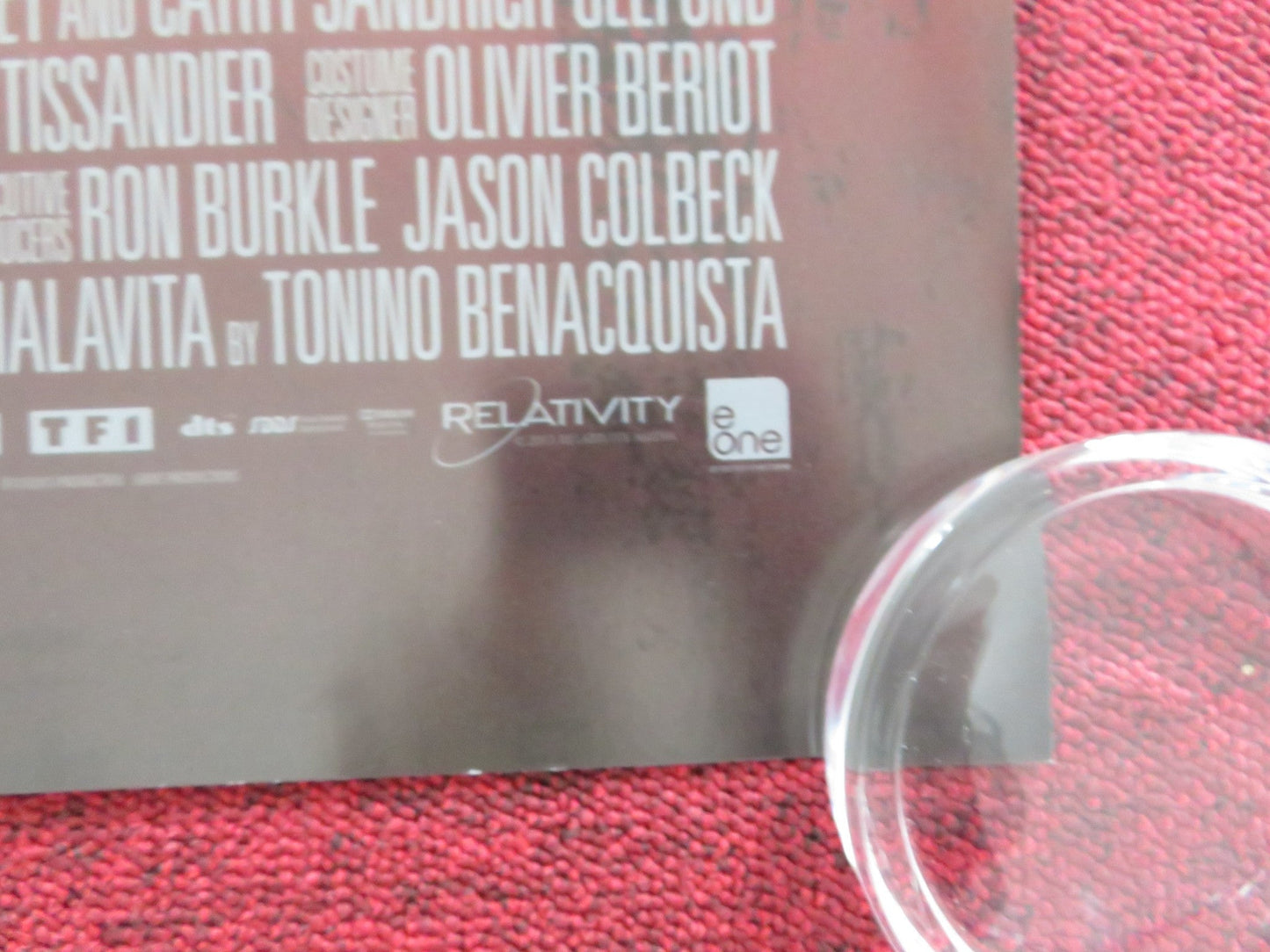 THE FAMILY UK QUAD (30"x 40") ROLLED POSTER ROBERT DE NIRO M. PFEIFFER 2013 Rendezvous Cinema Movie posters