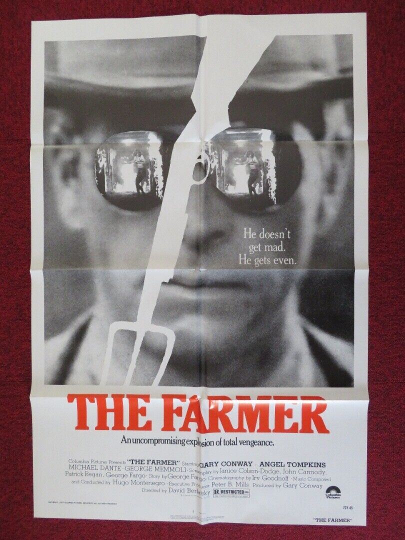 THE FARMER FOLDED US ONE SHEET POSTER GARY CONWAY ANGEL TOMPKINS 1977 - Rendezvous Cinema