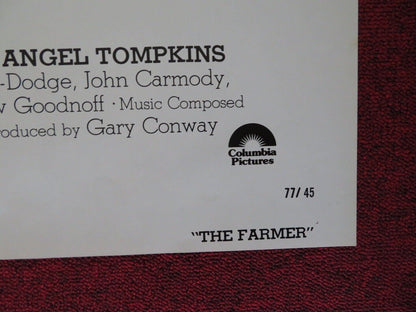 THE FARMER FOLDED US ONE SHEET POSTER GARY CONWAY ANGEL TOMPKINS 1977 - Rendezvous Cinema