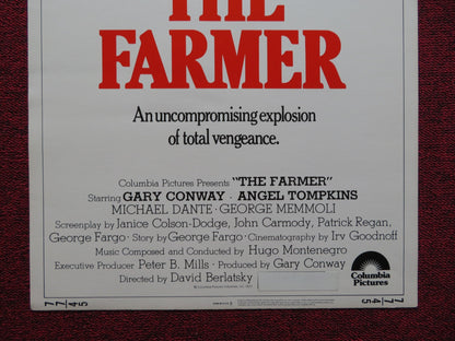 THE FARMER US INSERT (14"x 36") POSTER GARY CONWAY ANGEL TOMPKINS 1977 Rendezvous Cinema Movie posters