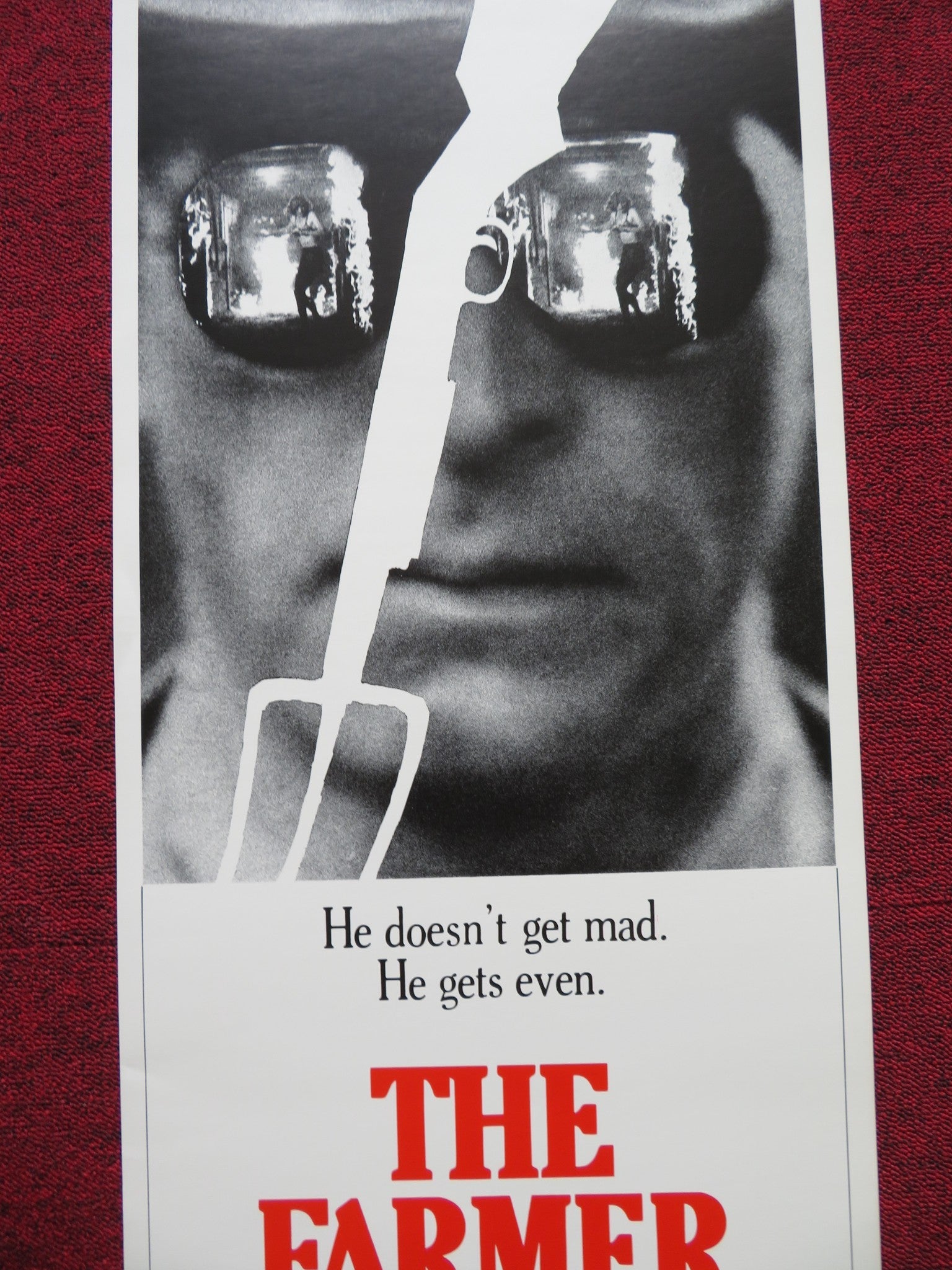 THE FARMER US INSERT (14"x 36") POSTER GARY CONWAY ANGEL TOMPKINS 1977 Rendezvous Cinema Movie posters